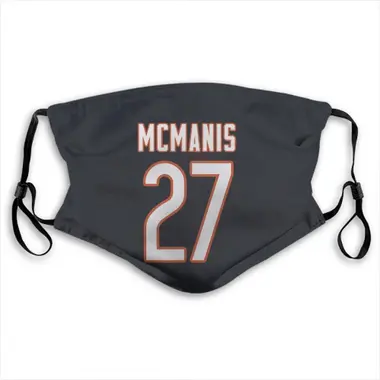 Chicago Bears Sherrick McManis Jersey Name and Number Face Mask - Navy Blue