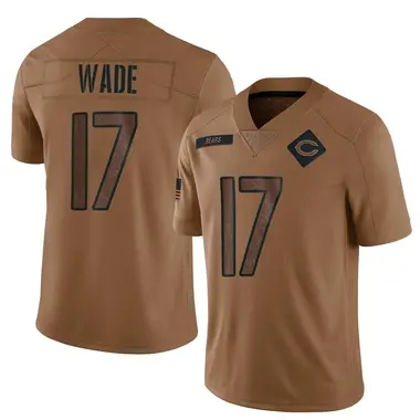 Men's Nike Chicago Bears Barrington Wade 2023 Salute To Service Jersey - Brown Limited