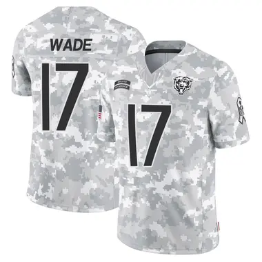 Men's Nike Chicago Bears Barrington Wade 2024 Salute to Service Jersey - Arctic Camo Limited