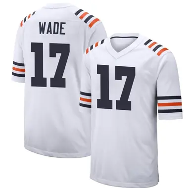 Men's Nike Chicago Bears Barrington Wade Alternate Classic Jersey - White Game