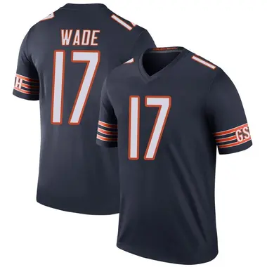 Men's Nike Chicago Bears Barrington Wade Color Rush Jersey - Navy Legend