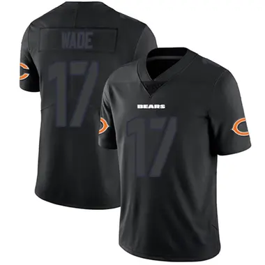 Men's Nike Chicago Bears Barrington Wade Jersey - Black Impact Limited