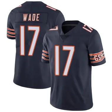 Men's Nike Chicago Bears Barrington Wade Team Color Vapor Untouchable Jersey - Navy Limited