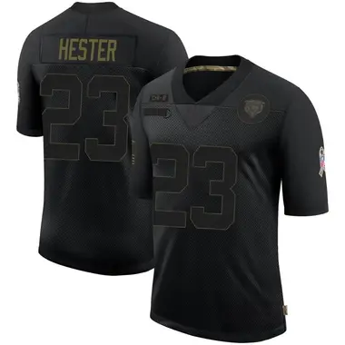 Men's Nike Chicago Bears Devin Hester 2020 Salute To Service Jersey - Black Limited