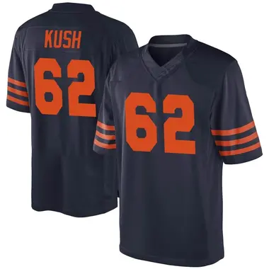 Men's Nike Chicago Bears Eric Kush Alternate Jersey - Navy Blue Game