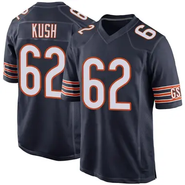 Men's Nike Chicago Bears Eric Kush Team Color Jersey - Navy Game