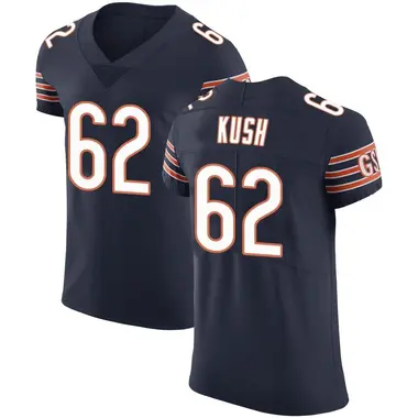 Men's Nike Chicago Bears Eric Kush Team Color Vapor Untouchable Jersey - Navy Elite