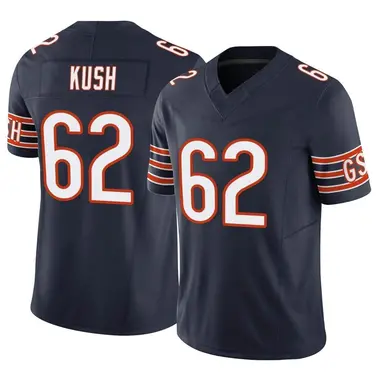 Men's Nike Chicago Bears Eric Kush Vapor F.U.S.E. Jersey - Navy Limited