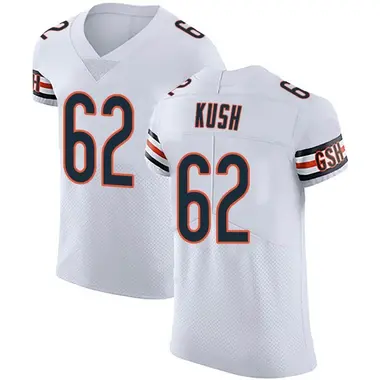Men's Nike Chicago Bears Eric Kush Vapor Untouchable Jersey - White Elite