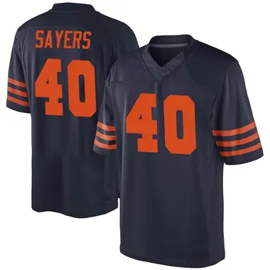 Men's Nike Chicago Bears Gale Sayers Alternate Jersey - Navy Blue Game
