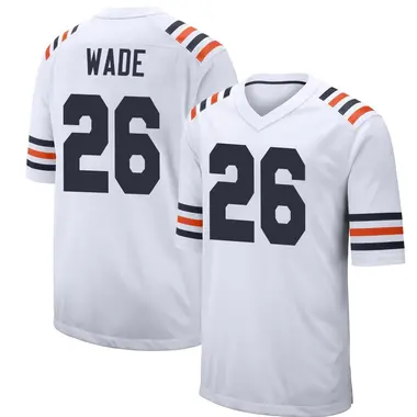 Men's Nike Chicago Bears Shaun Wade Alternate Classic Jersey - White Game