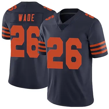 Men's Nike Chicago Bears Shaun Wade Alternate Vapor Untouchable Jersey - Navy Blue Limited