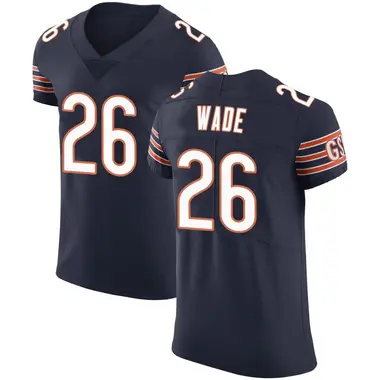 Men's Nike Chicago Bears Shaun Wade Team Color Vapor Untouchable Jersey - Navy Elite