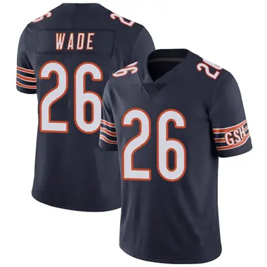 Men's Nike Chicago Bears Shaun Wade Team Color Vapor Untouchable Jersey - Navy Limited