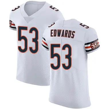 Men's Nike Chicago Bears T.J. Edwards Vapor Untouchable Jersey - White Elite