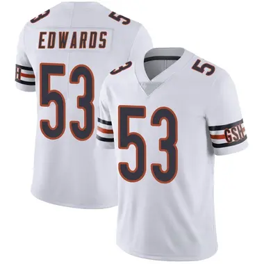 Men's Nike Chicago Bears T.J. Edwards Vapor Untouchable Jersey - White Limited