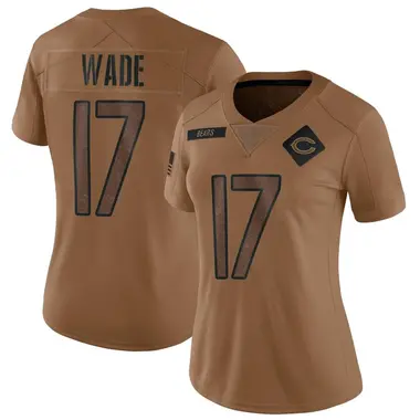 Women's Nike Chicago Bears Barrington Wade 2023 Salute To Service Jersey - Brown Limited