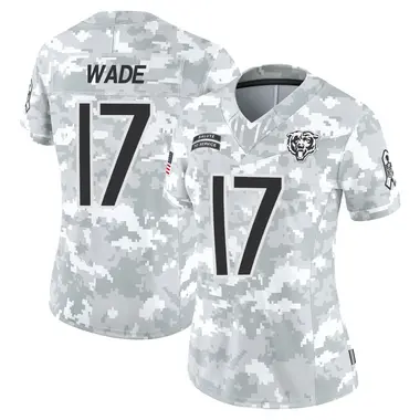 Women's Nike Chicago Bears Barrington Wade 2024 Salute to Service Jersey - Arctic Camo Limited