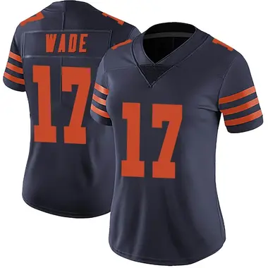 Women's Nike Chicago Bears Barrington Wade Alternate Vapor Untouchable Jersey - Navy Blue Limited