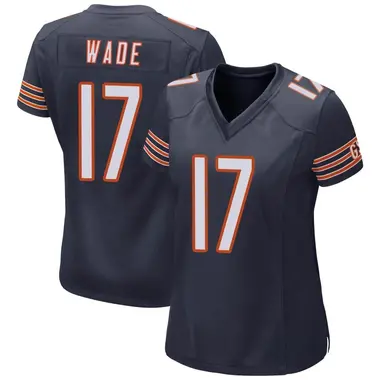 Women's Nike Chicago Bears Barrington Wade Team Color Jersey - Navy Game