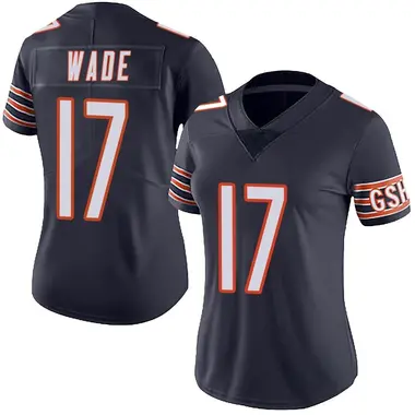Women's Nike Chicago Bears Barrington Wade Team Color Vapor Untouchable Jersey - Navy Limited