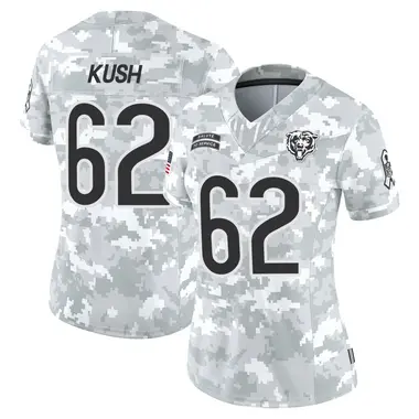 Women's Nike Chicago Bears Eric Kush 2024 Salute to Service Jersey - Arctic Camo Limited