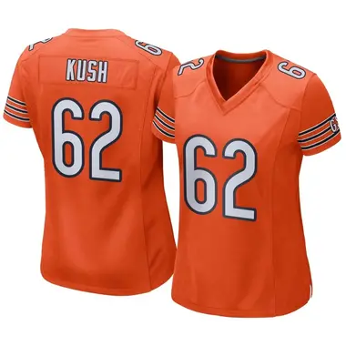 Women's Nike Chicago Bears Eric Kush Alternate Jersey - Orange Game