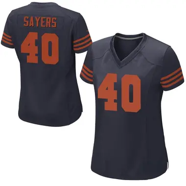 Women's Nike Chicago Bears Gale Sayers Alternate Jersey - Navy Blue Game