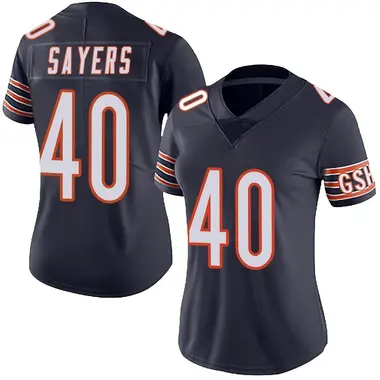 Women's Nike Chicago Bears Gale Sayers Team Color Vapor Untouchable Jersey - Navy Limited