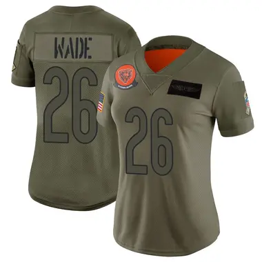 Women's Nike Chicago Bears Shaun Wade 2019 Salute to Service Jersey - Camo Limited