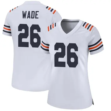 Women's Nike Chicago Bears Shaun Wade Alternate Classic Jersey - White Game