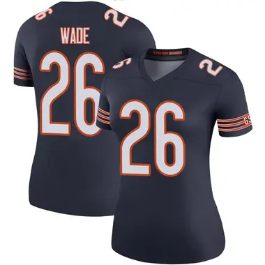 Women's Nike Chicago Bears Shaun Wade Color Rush Jersey - Navy Legend
