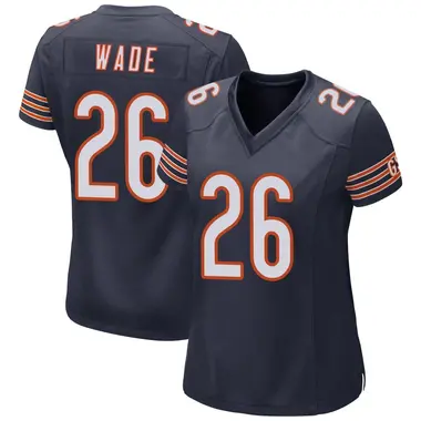 Women's Nike Chicago Bears Shaun Wade Team Color Jersey - Navy Game
