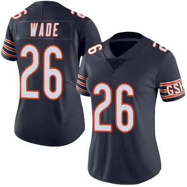 Women's Nike Chicago Bears Shaun Wade Team Color Vapor Untouchable Jersey - Navy Limited
