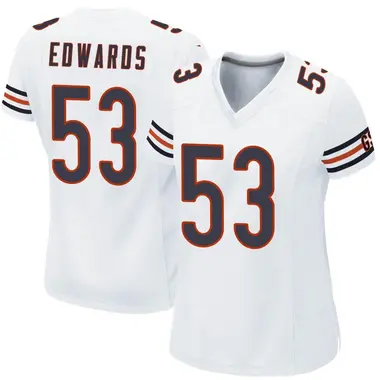 Women's Nike Chicago Bears T.J. Edwards Jersey - White Game