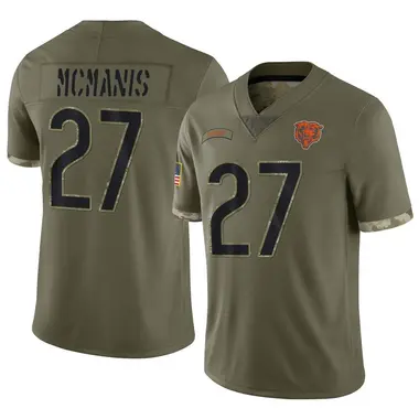Youth Nike Chicago Bears Sherrick McManis 2022 Salute To Service Jersey - Olive Limited
